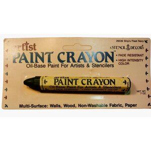 Artist Paint Crayon Ships Fleet Navy Oil Base Artist Stenciler 26539